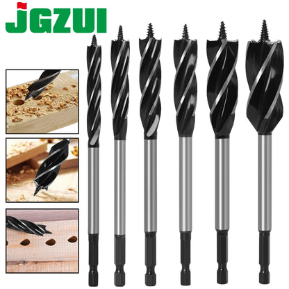 10mm-35mm Twist Drill Bit Set Wood Fast Cut Auger Carpenter Joiner Tool Drill Bit For Wood Cut Suit for woodworking - Charliehomemaker store