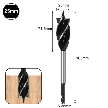 10mm-35mm Twist Drill Bit Set Wood Fast Cut Auger Carpenter Joiner Tool Drill Bit For Wood Cut Suit for woodworking - Charliehomemaker store