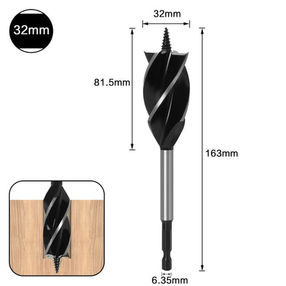 10mm-35mm Twist Drill Bit Set Wood Fast Cut Auger Carpenter Joiner Tool Drill Bit For Wood Cut Suit for woodworking - Charliehomemaker store