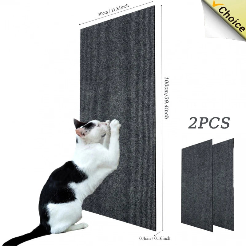 Anti Cat Scratch Sofa Cat Crawling Mat Grinding Climbing Frame Sofa Protection Self-adhesive Carpet Cats Scratch Board Cats Toys - Charliehomemaker store