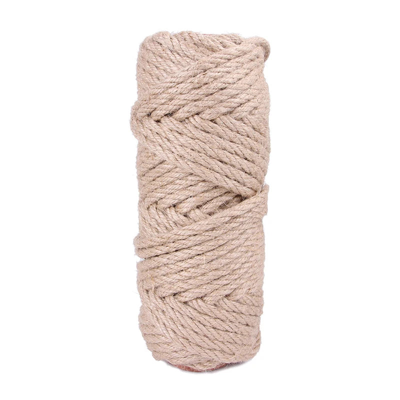 Sisal Rope Cat Tree DIY Scratching Post Toy Cat Climbing Frame Replacement Rope Desk Legs Binding Rope for Cat Sharpen Claw - Charliehomemaker store