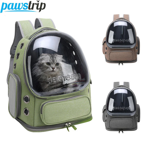 Transparent Pet Cat Carrier Bag Outdoor Travel Backpack for Cats Small Dogs Breathable Cat Carrying Bag Pet Supplies - Charliehomemaker store