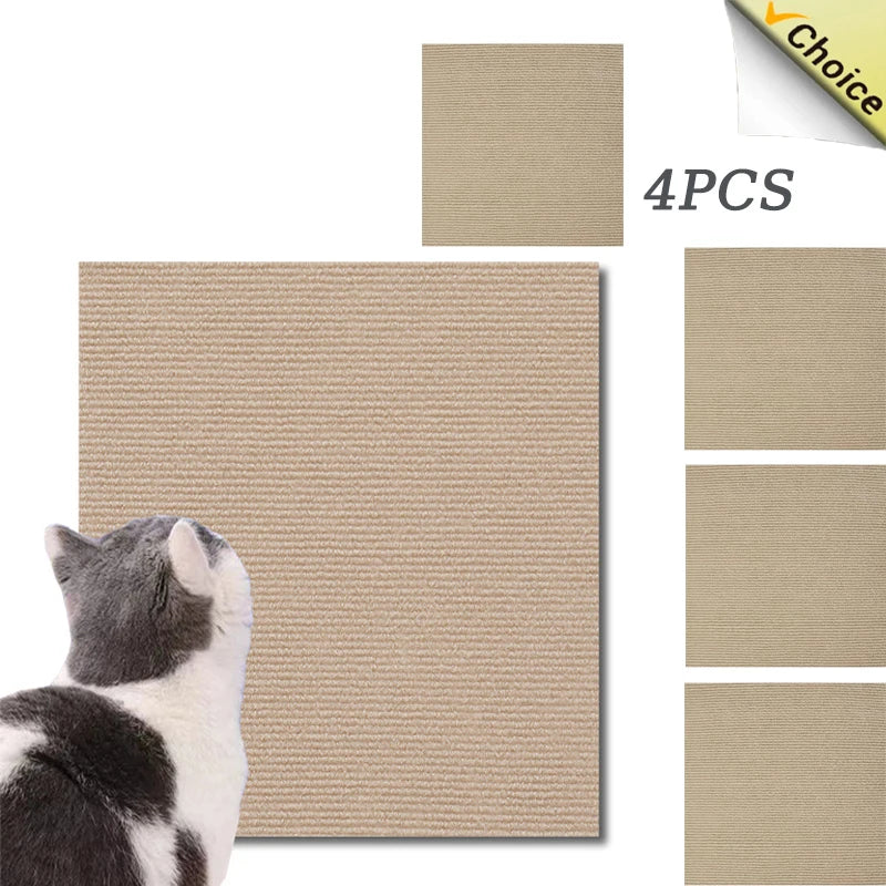 Anti Cat Scratch Sofa Cat Crawling Mat Grinding Climbing Frame Sofa Protection Self-adhesive Carpet Cats Scratch Board Cats Toys - Charliehomemaker store