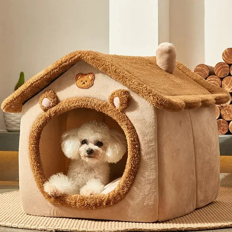 Folding houses for small and medium sized dogs and cats, mattresses, pet products, puppy baskets, winter kennels - Charliehomemaker store