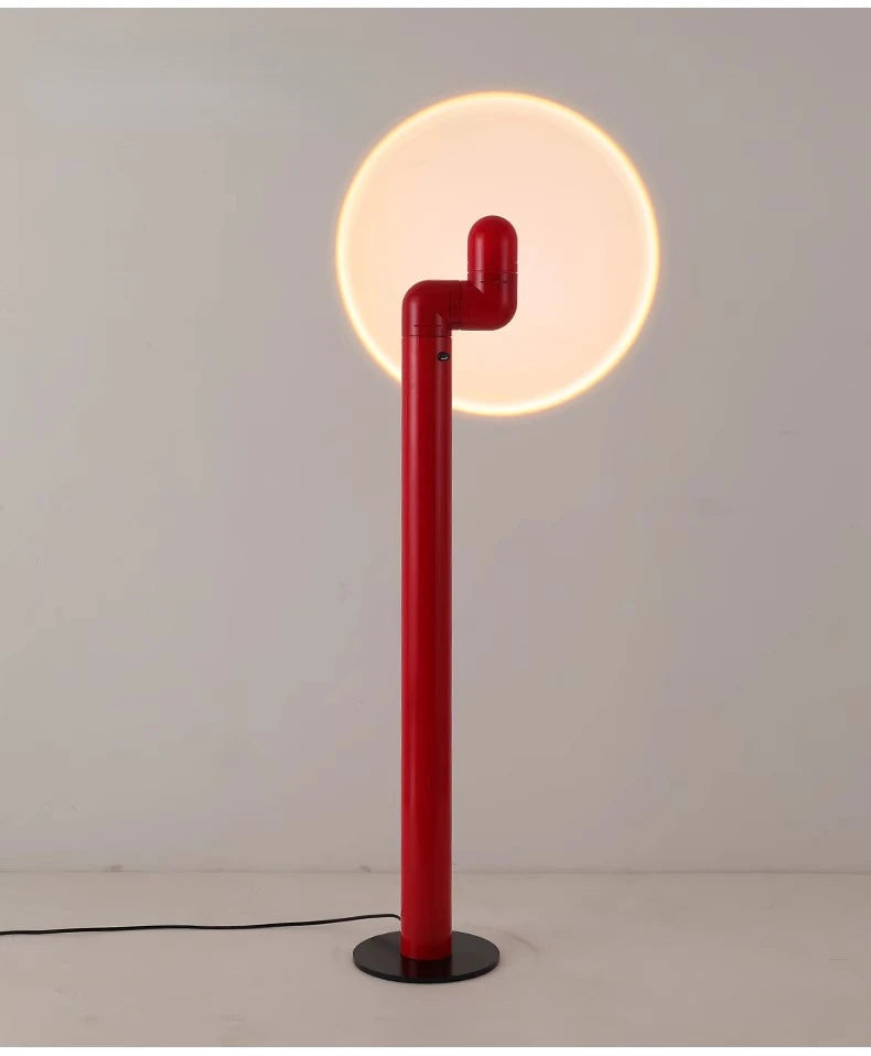 Spanish Space Age floor lamp Designer Replica Red White Water Pipe Standing Lamp For Living Room Sofa Bedroom - Charliehomemaker store