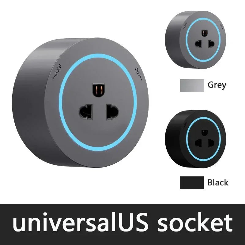 Rail Track Socket UK EU US Standard Round Romovable Adapter Plug Home Kitchen Meeting Wall Mounted Electrical Outlet With Usb