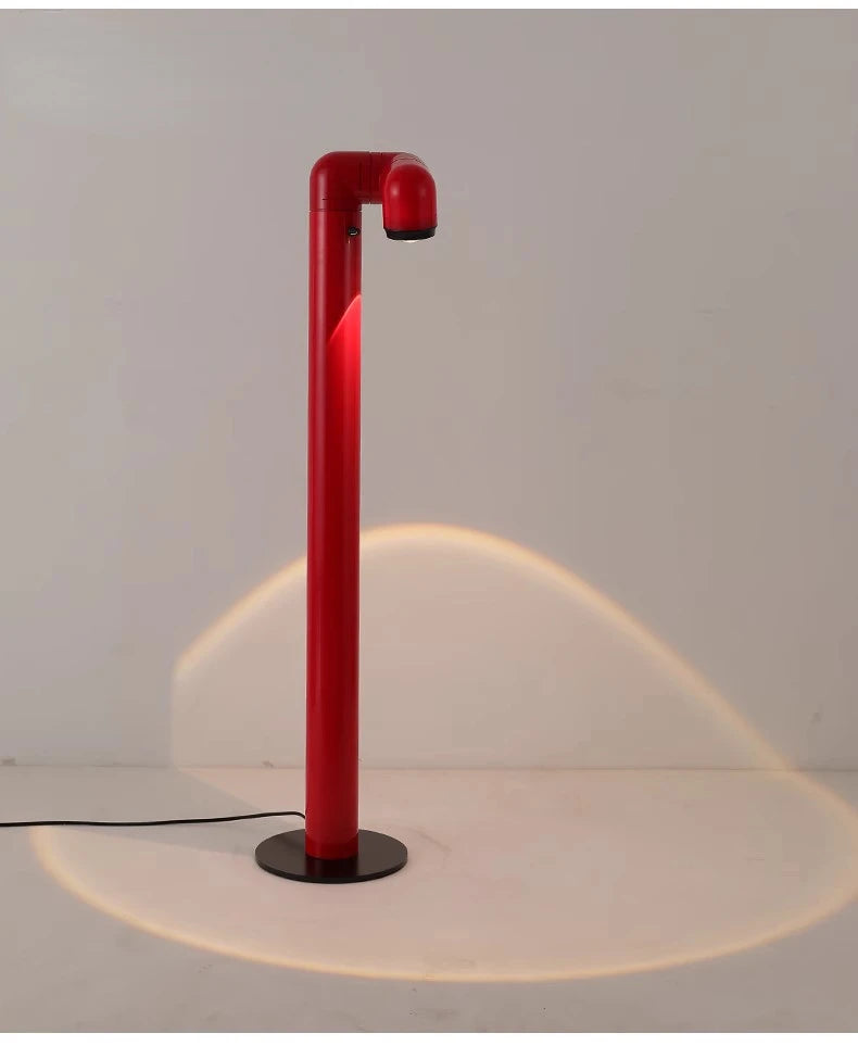 Spanish Space Age floor lamp Designer Replica Red White Water Pipe Standing Lamp For Living Room Sofa Bedroom - Charliehomemaker store