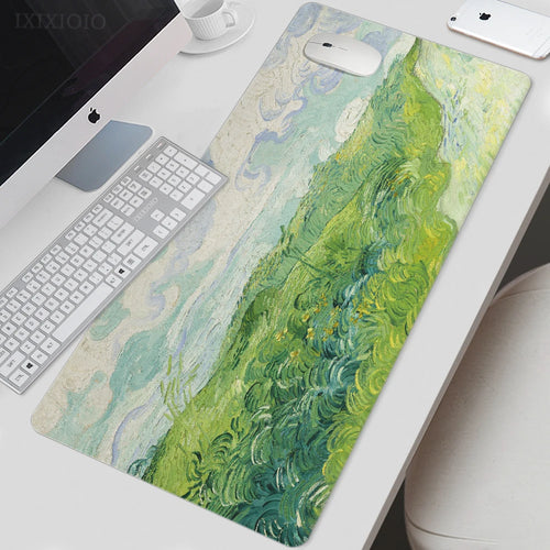 Van Gogh Art Mouse Pad Gamer XL New Large Home HD Mousepad XXL Playmat Soft Office Non-Slip Carpet Office Accessories Mouse Mats - Charliehomemaker store