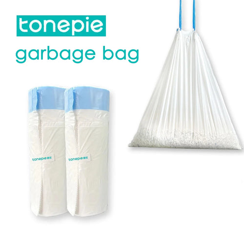 Tonepie Pet Cat Poop Bags Drawstring Closure for Tonepie Cat Litter Box Clean Pets Supplies ONLY GARBAGE BAGS 2Rollers - Charliehomemaker store