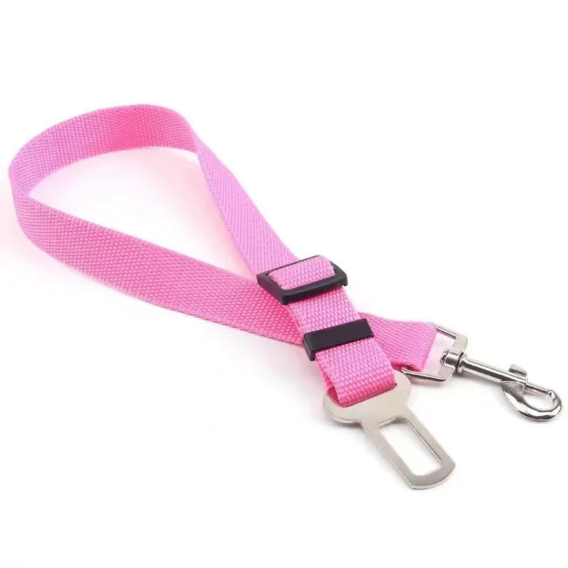 Dog Car Seat Belt Safety Protector Travel Pets Accessories Dog Leash Collar Breakaway Solid Car Harness Pet Car Seat Belts - Charliehomemaker store