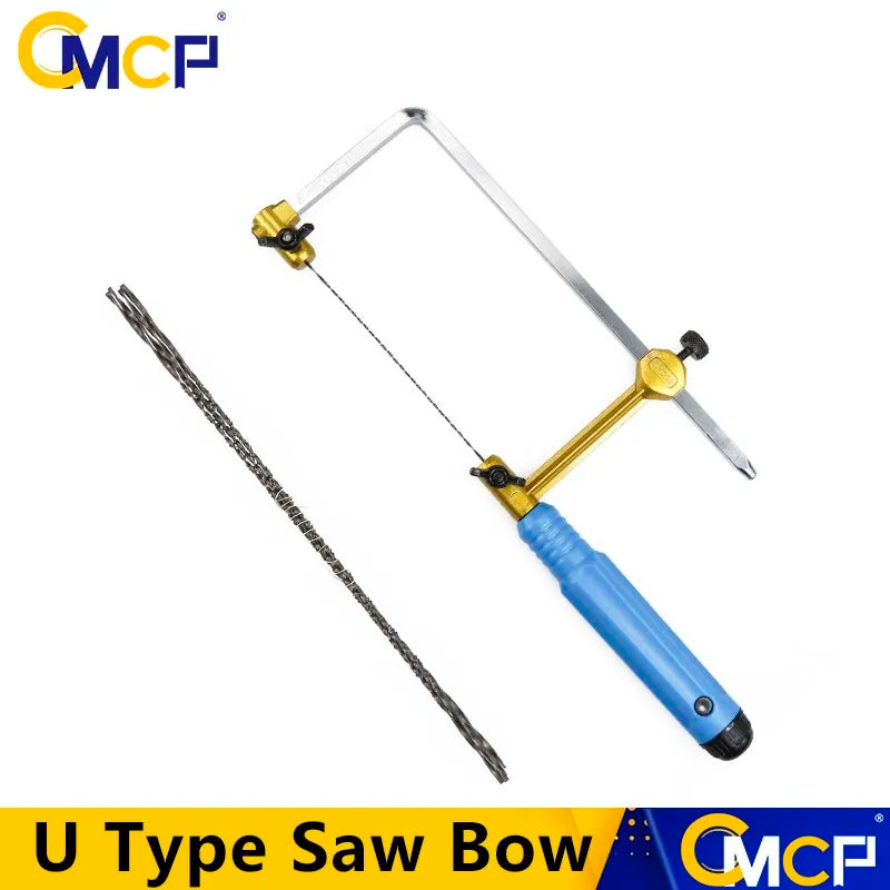 CMCP Adjustable Saw Bow U Type Saw Bow Cutting Tool For Wooden Handle Of Jewelry Saw Frame Hand Tools Jeweler's Saw Frame - Charliehomemaker store