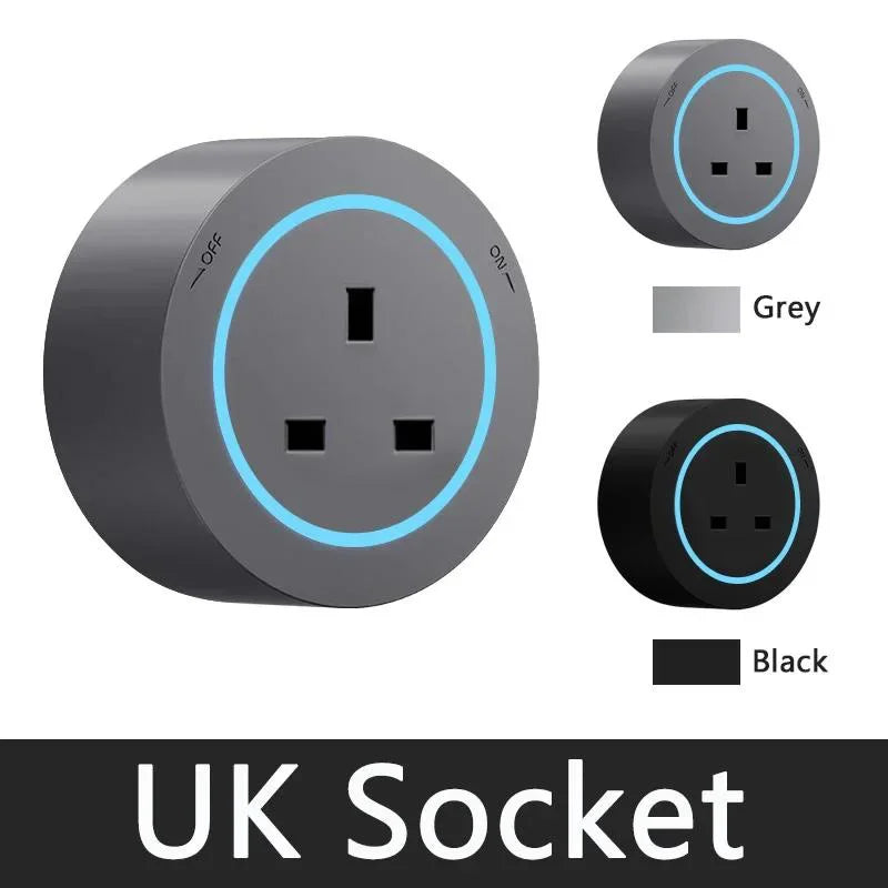 Rail Track Socket UK EU US Standard Round Romovable Adapter Plug Home Kitchen Meeting Wall Mounted Electrical Outlet With Usb